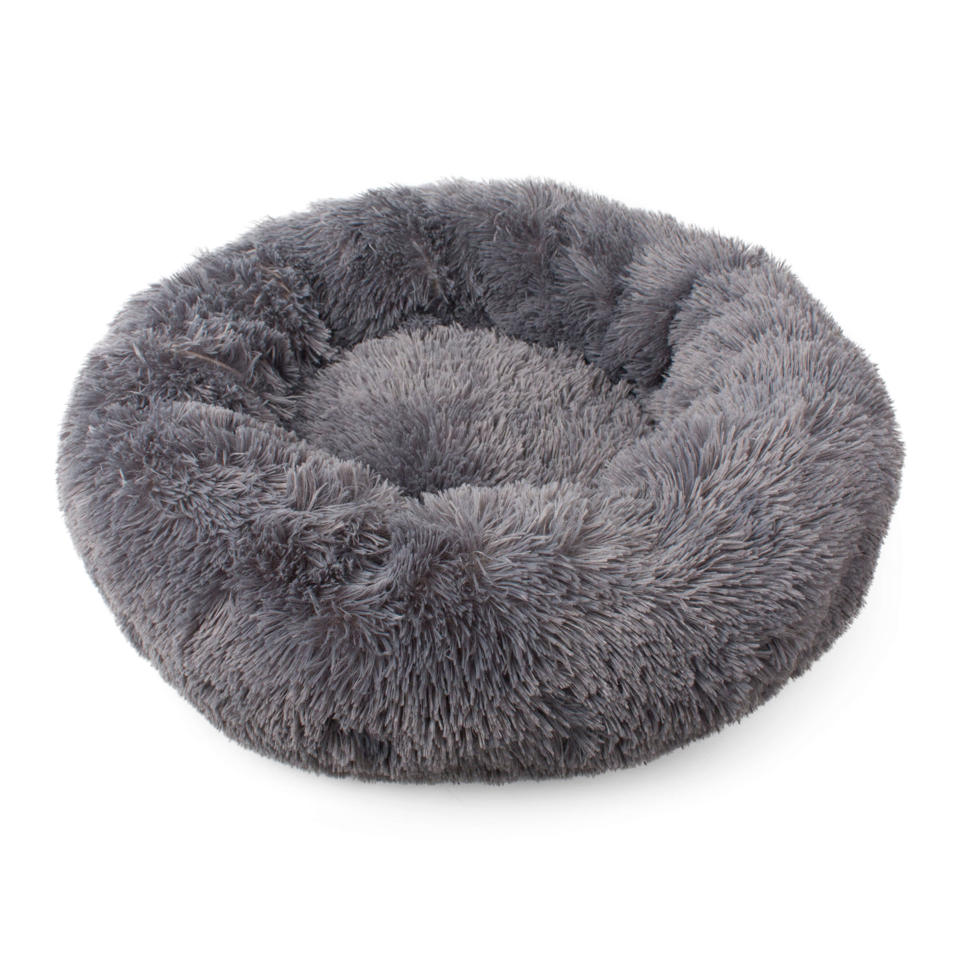 Bjaf Donut Dog Bed from the side showing the cushioned rim