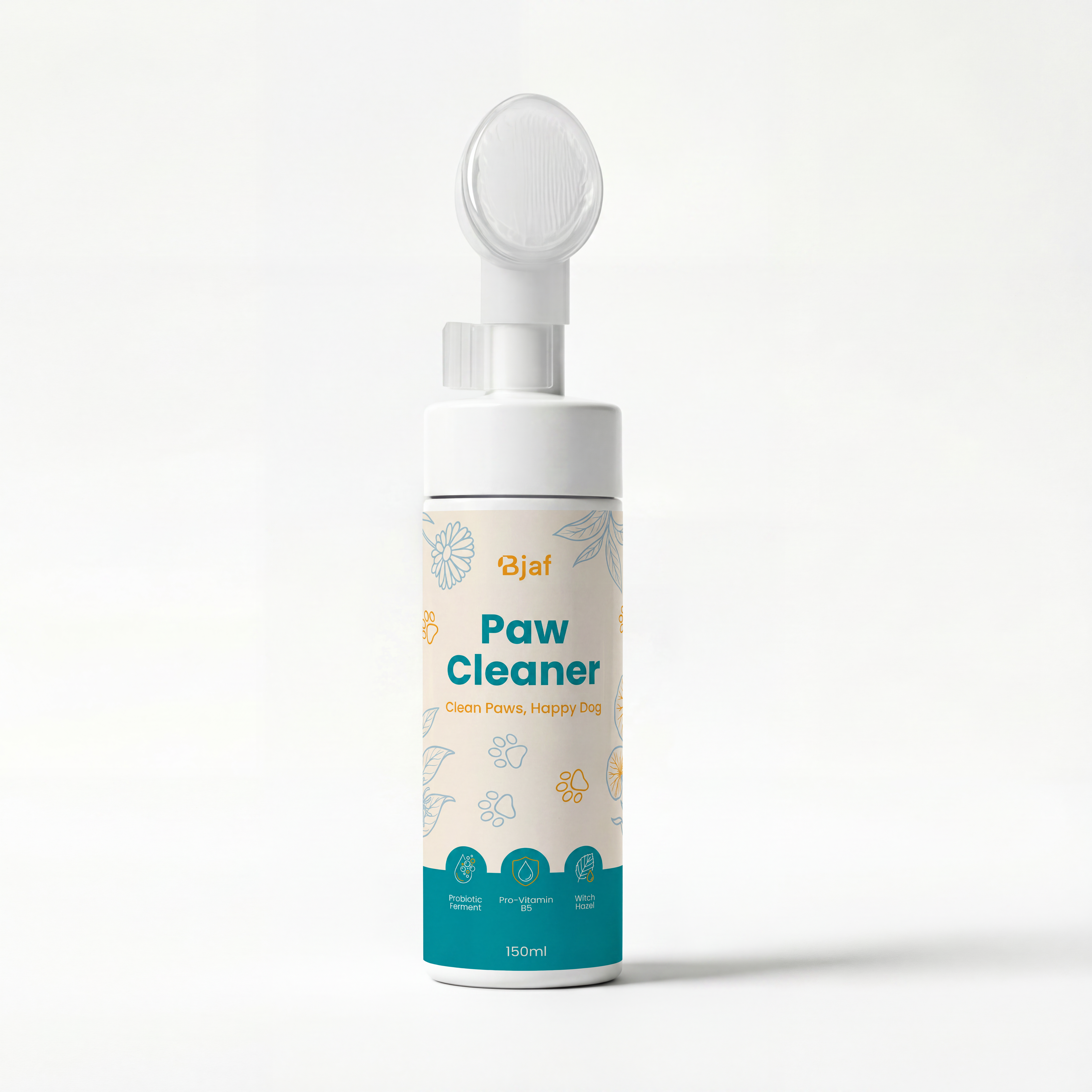 Bjaf Paw Cleaner bottle with built-in silicone brush head