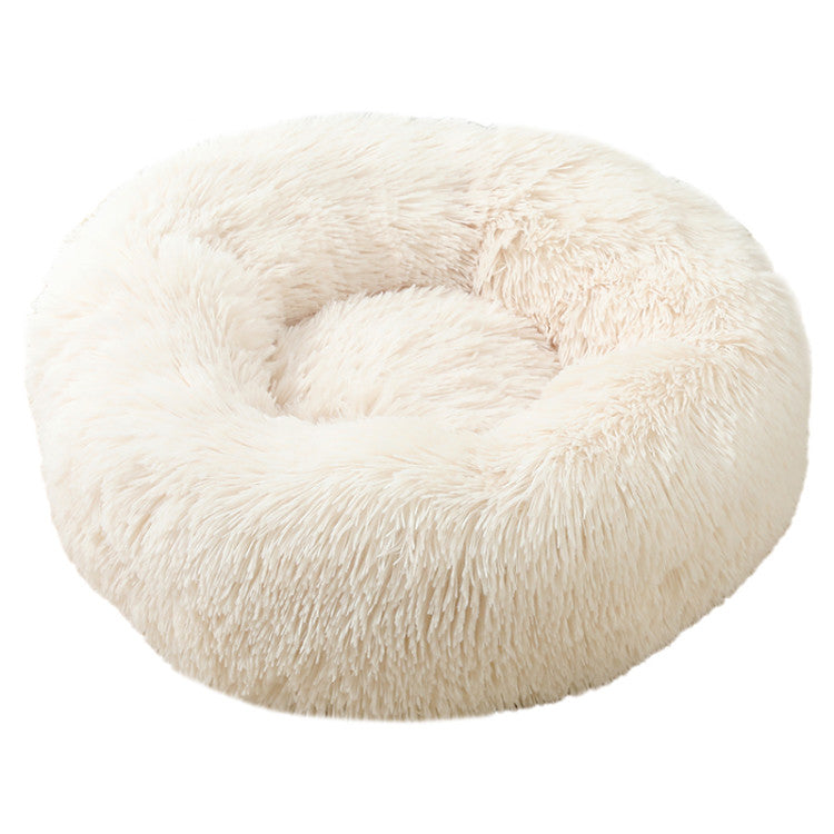 Bjaf Donut Dog Bed in Cream White