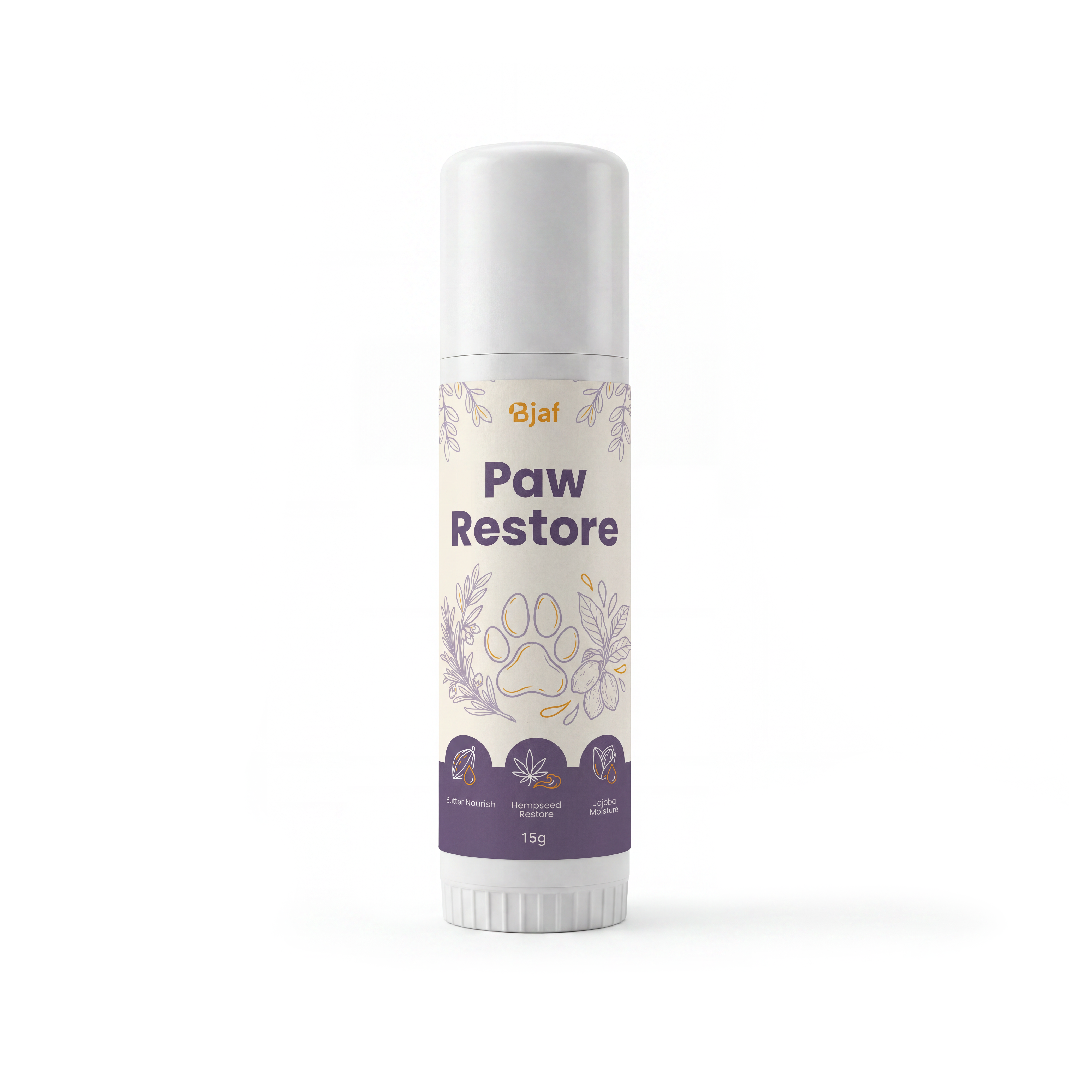 Bjaf Paw Restore 15 g deluxe paw care balm tin for dogs