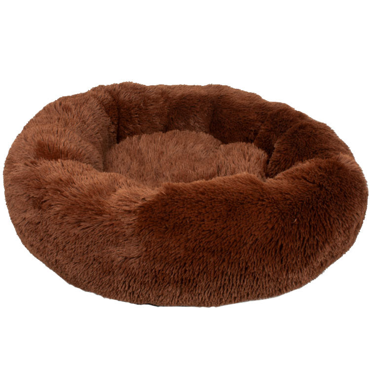 Bjaf Donut Dog Bed in Dark Brown